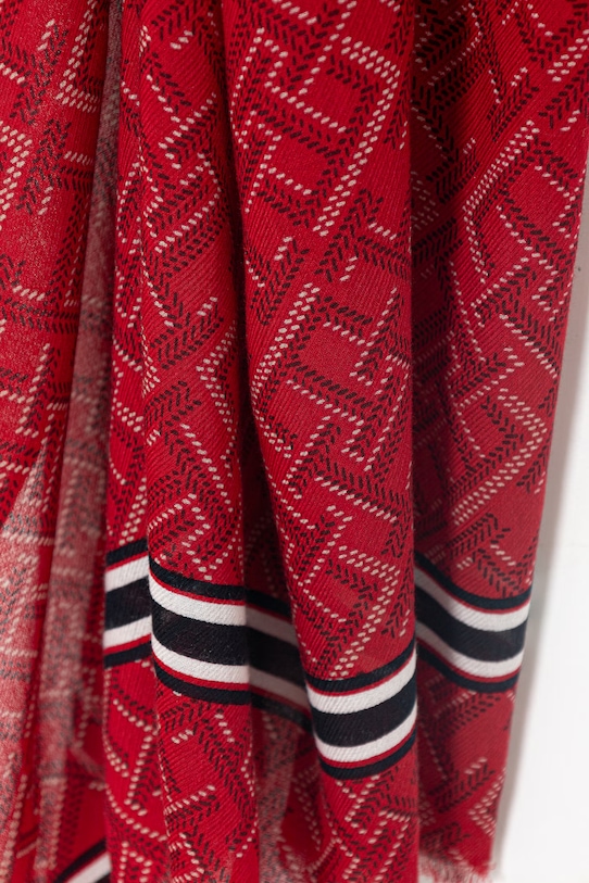 Akcesoria Tommy Hilfiger szal damski AW0AW18605 czerwony