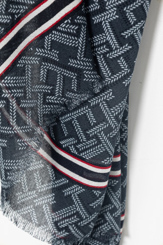 Akcesoria Tommy Hilfiger szal damski AW0AW18605 granatowy