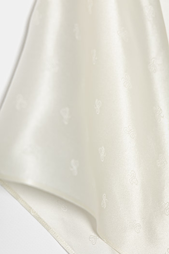 Luisa Spagnoli selyem kendő Rametto 543149 bézs SS26