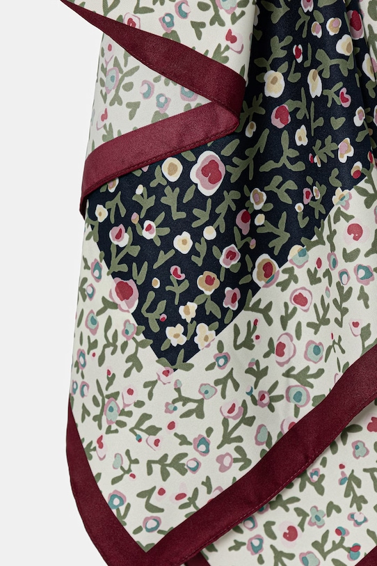 Akcesoria United Colors of Benetton apaszka damska 6SJ9VU008 granatowy