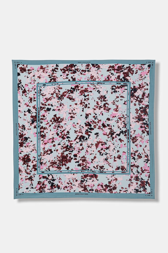 Marc O'Polo šatka dámska z viskózy modrá 5000008153