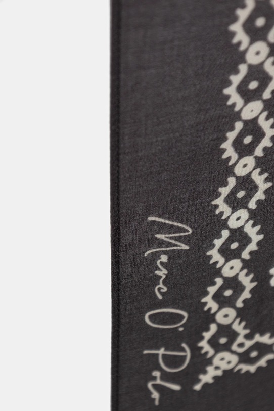 Marc O'Polo chusta bawełniana 5000013243 granatowy SS26