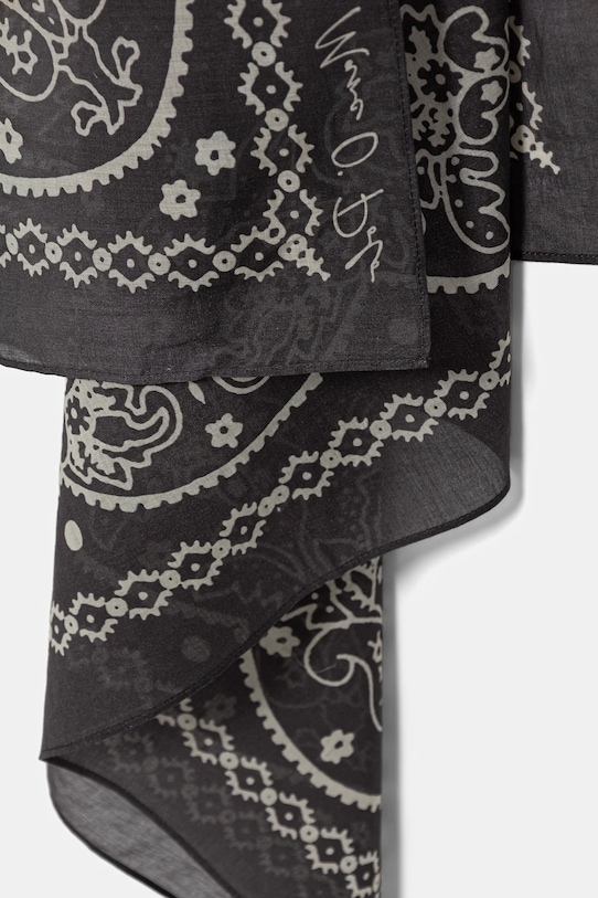 Akcesoria Marc O'Polo chusta bawełniana 5000013243 granatowy