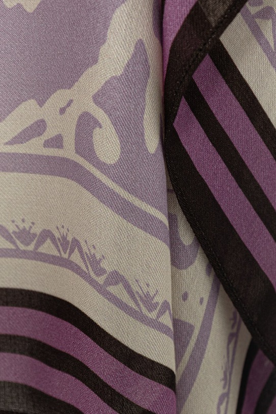 Akcesoria Marc O'Polo szal damski z modalu 5000013246 fioletowy