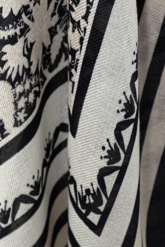 Akcesoria Marc O'Polo szal damski z modalu 5000013246 granatowy