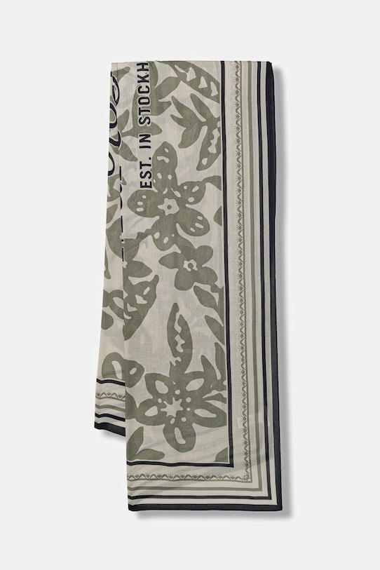 Marc O'Polo szal damski z modalu zielony 5000013246