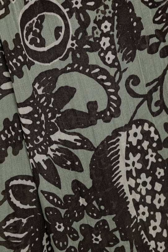 Marc O'Polo chusta damska z modalu 5000013253 zielony SS26