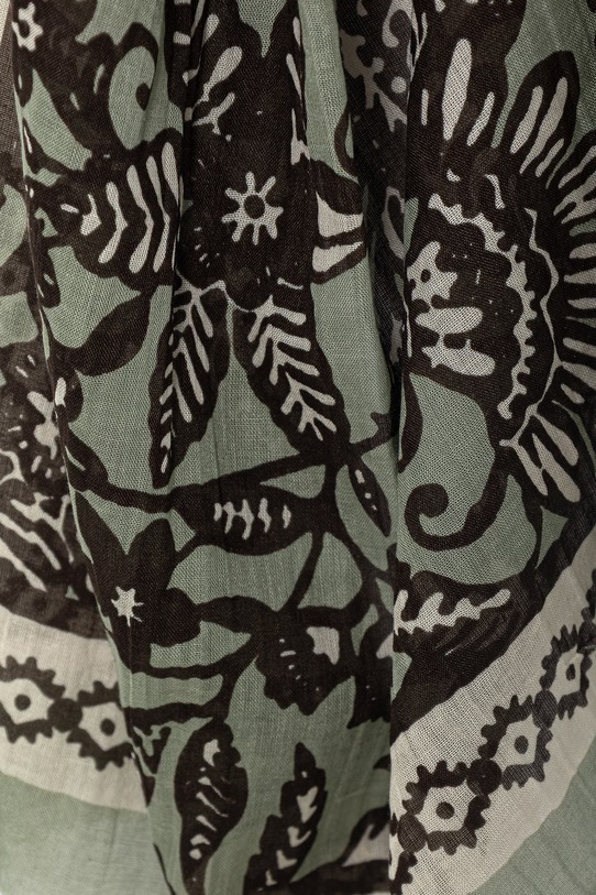 Akcesoria Marc O'Polo chusta damska z modalu 5000013253 zielony