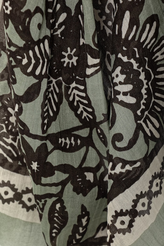 Akcesoria Marc O'Polo chusta damska z modalu 5000013253 zielony