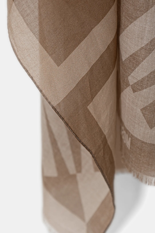 Akcesoria Moschino szalik bawełniany M3401.03321 beżowy