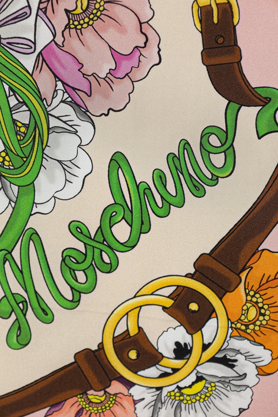 Akcesoria Moschino chusta jedwabna M3376.03549 różowy