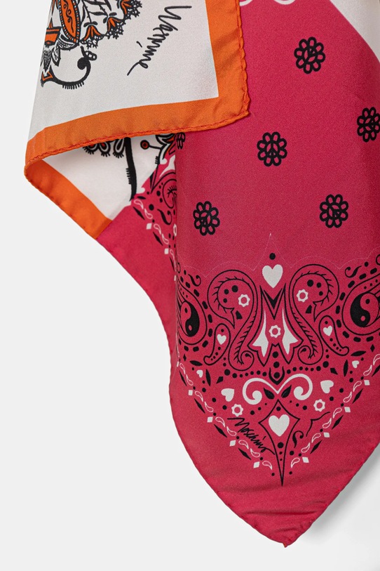 Moschino chusta jedwabna M3371.03627 różowy SS26
