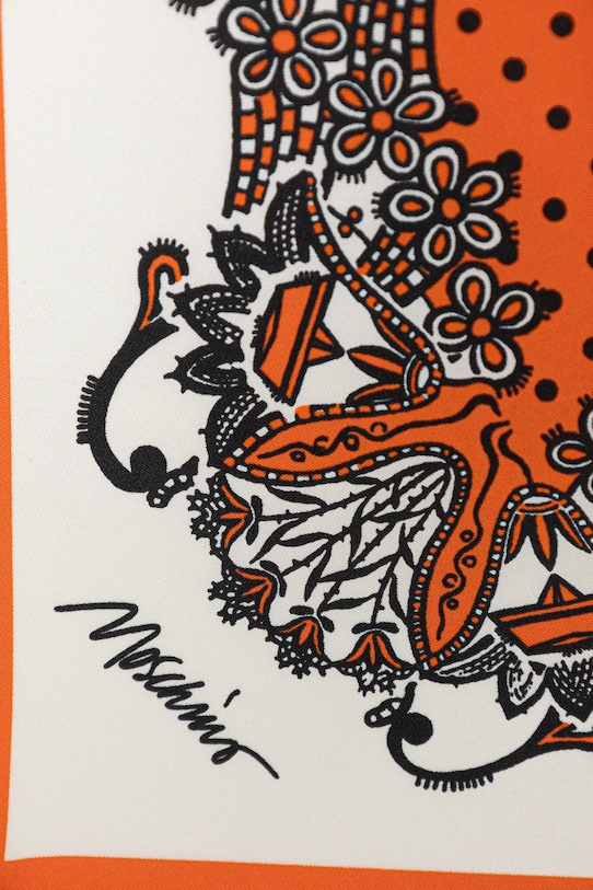 Akcesoria Moschino chusta jedwabna M3371.03627 różowy