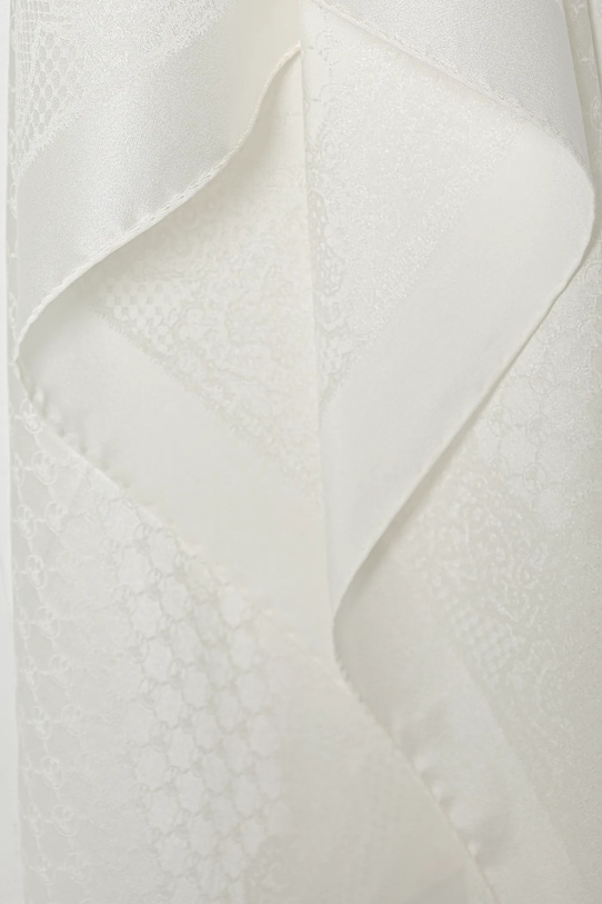 Akcesoria Moschino szal jedwabny M2920.30556 biały