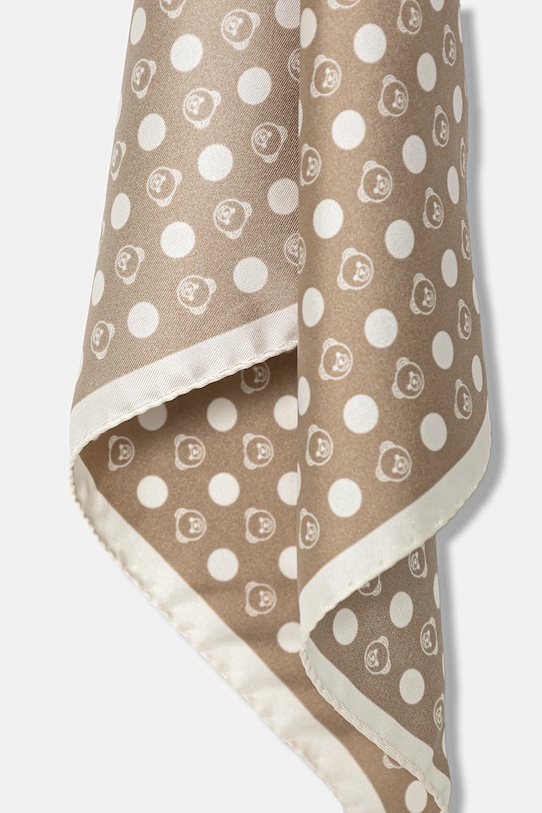 Moschino chusta jedwabna M5890.E5000 beżowy SS26