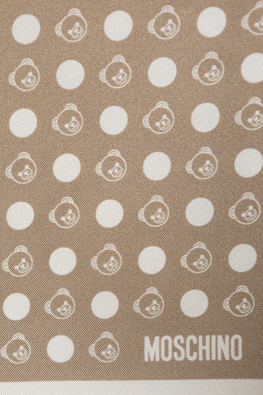 Akcesoria Moschino chusta jedwabna M5890.E5000 beżowy