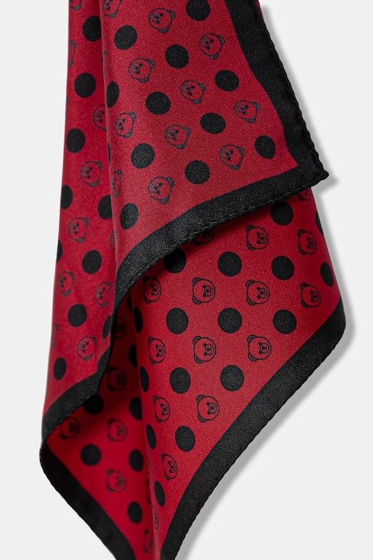 Moschino chusta jedwabna M5890.E5000 czerwony SS26