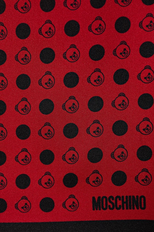Akcesoria Moschino chusta jedwabna M5890.E5000 czerwony