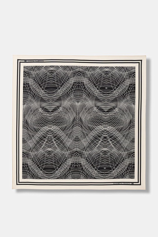 Elisabetta Franchi apaszka damska jedwabna brązowy FO17F62E2