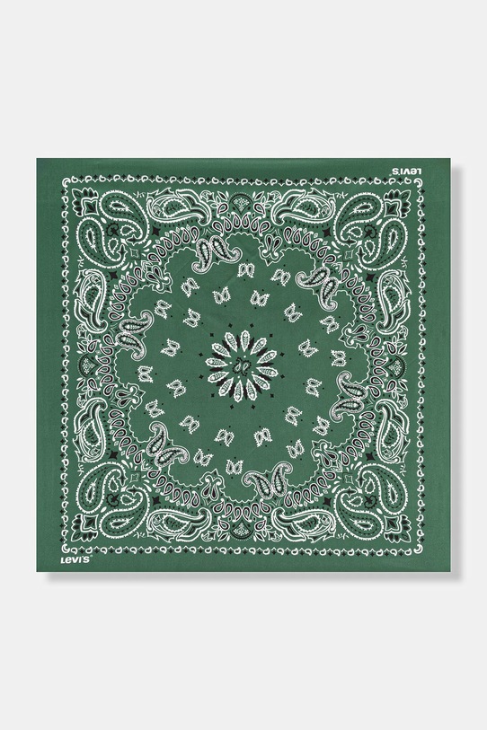 Levi's apaszka XL SILKY tkanina zielony 005G0