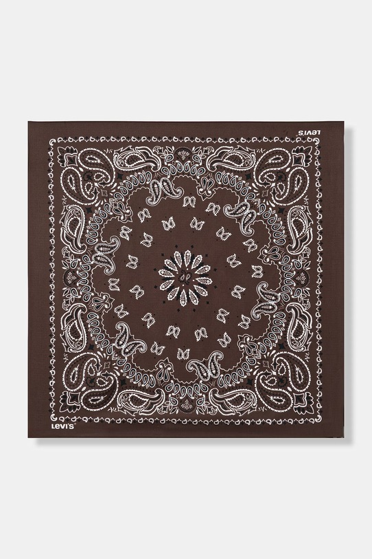 Levi's apaszka XL SILKY tkanina brązowy 005G0