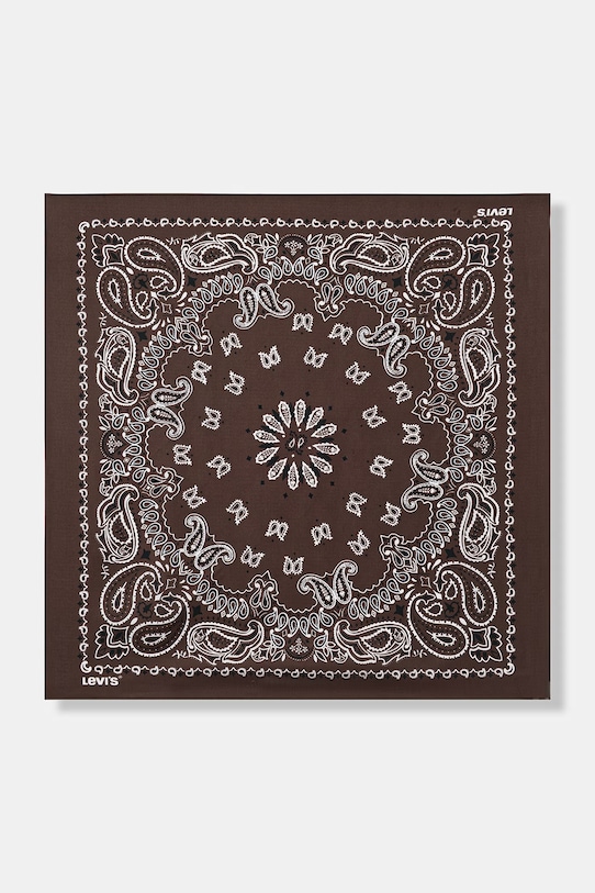 Levi's apaszka XL SILKY tkanina brązowy 005G0