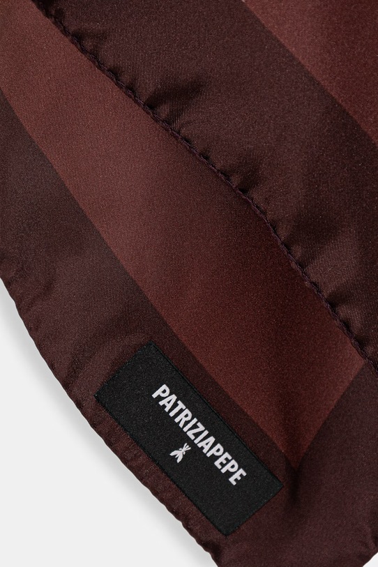 Akcesoria Patrizia Pepe apaszka jedwabna 8F0115.A4X1 brązowy