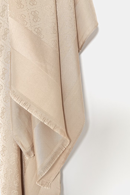 Guess szal LEONA AW5483.POL03 beżowy SS26