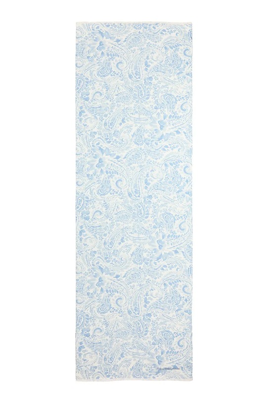 Lauren Ralph Lauren szalik damski bawełniany 454P14382 niebieski SS26