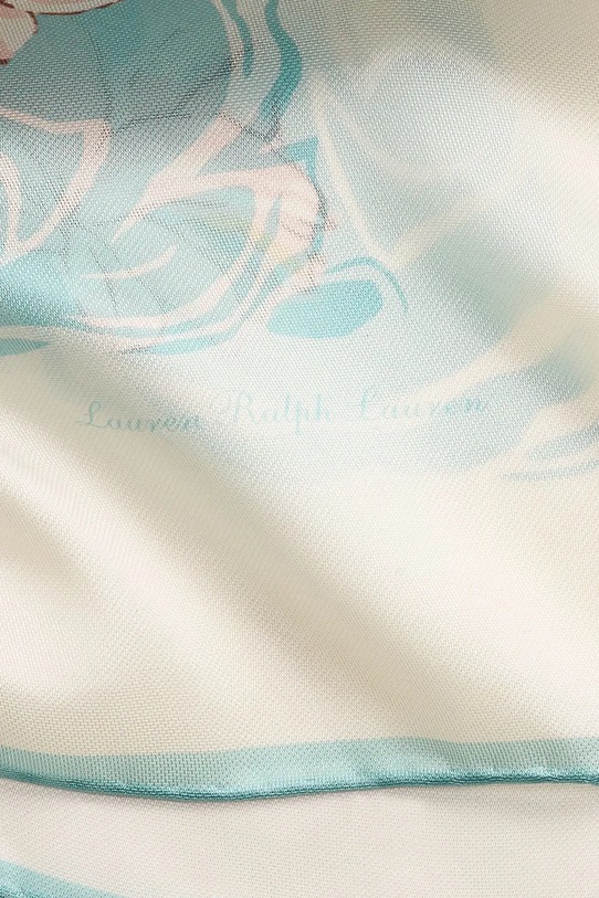 Akcesoria Lauren Ralph Lauren chusta damska jedwabna 454P14383 beżowy