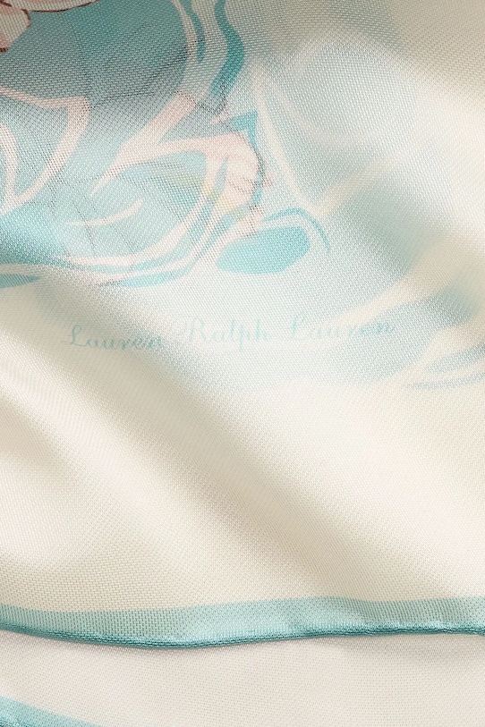 Akcesoria Lauren Ralph Lauren chusta damska jedwabna 454P14383 beżowy