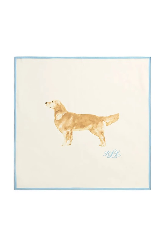 Lauren Ralph Lauren chusta damska jedwabna 454P14384 beżowy SS26