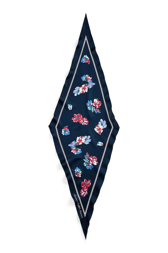 Lauren Ralph Lauren szalik damski jedwabny 454P14494 granatowy SS26