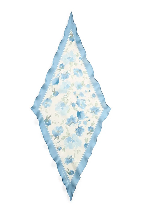 Lauren Ralph Lauren apaszka damska jedwabna 454P14503 niebieski SS26