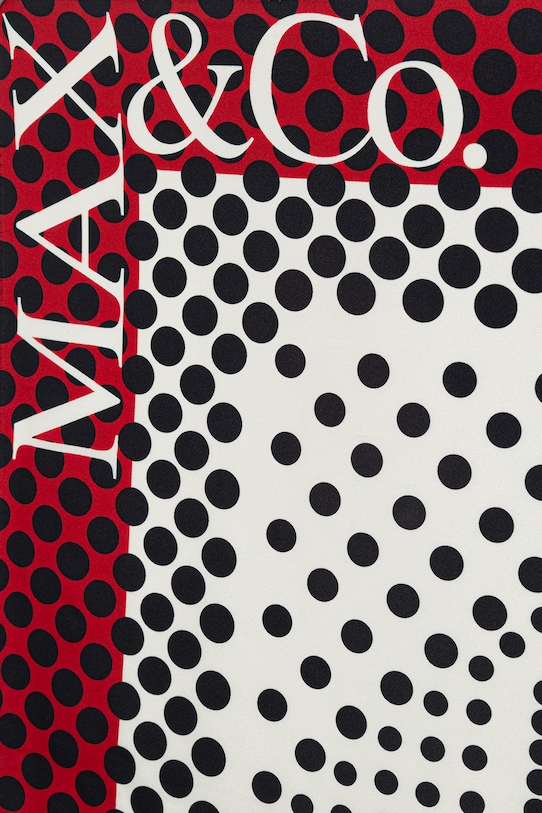 MAX&Co. selyem kendő MCABATTISTA 2616541016200 piros SS26