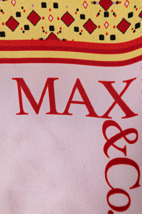 Akcesoria MAX&Co. szal jedwabny MCAASTI 2616541026200 żółty