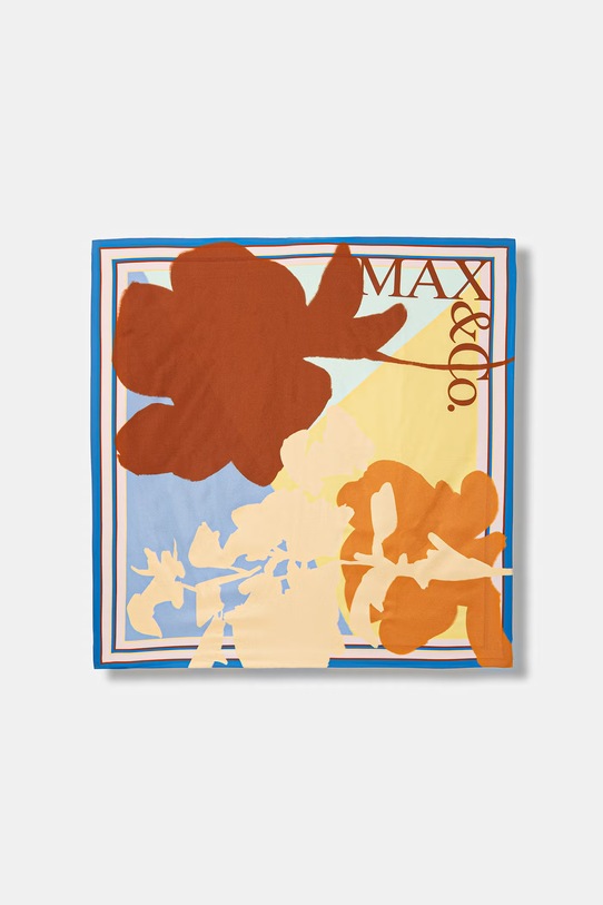 Max&Co. apaszka damska jedwabna MCABATTISTA multicolor 2616541017200