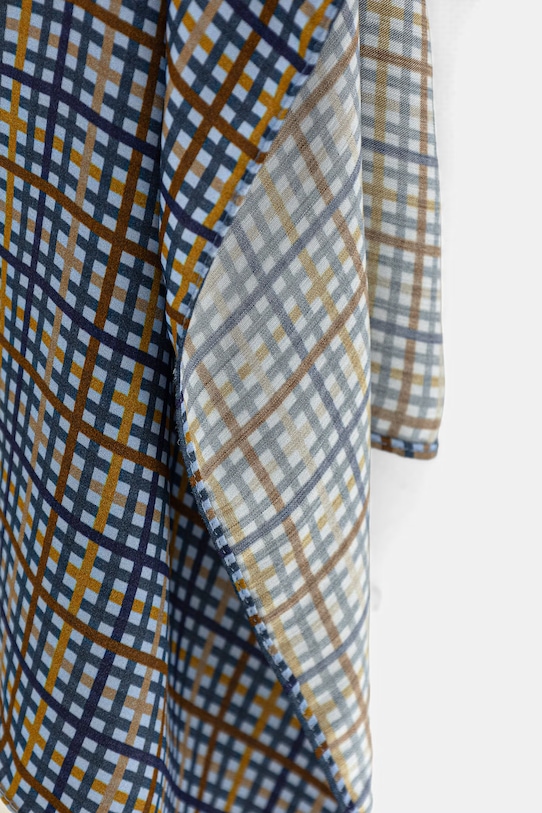 Akcesoria Sessun apaszka damska z wiskozy 26215000 niebieski