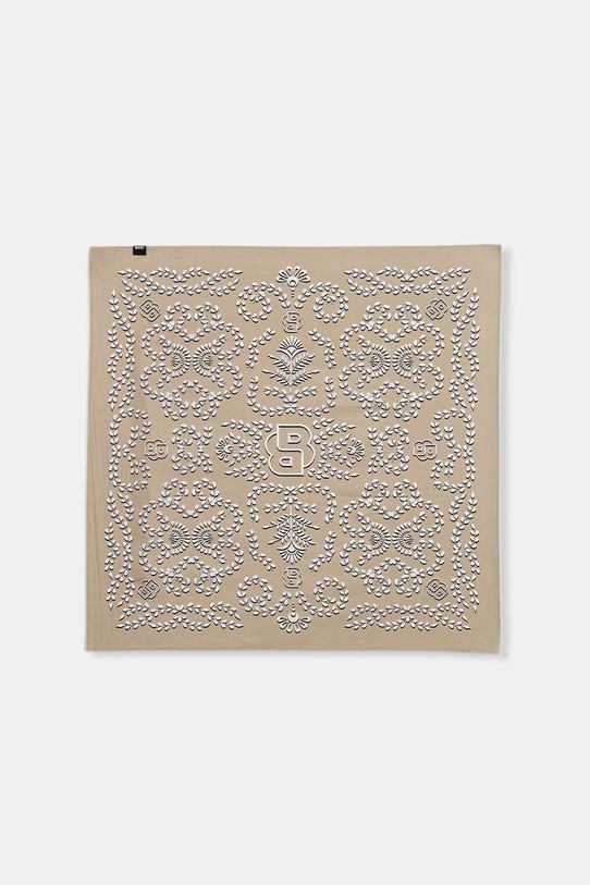 BOSS šatka dámska hodvábna Vincency B béžová 50555864