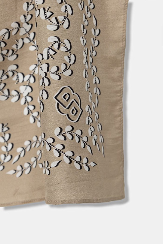 Doplnky BOSS šatka dámska hodvábna Vincency B 50555864 béžová