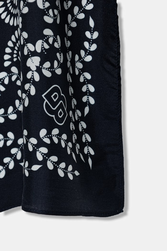 Doplnky BOSS šatka dámska hodvábna Vincency B 50555864 tmavomodrá