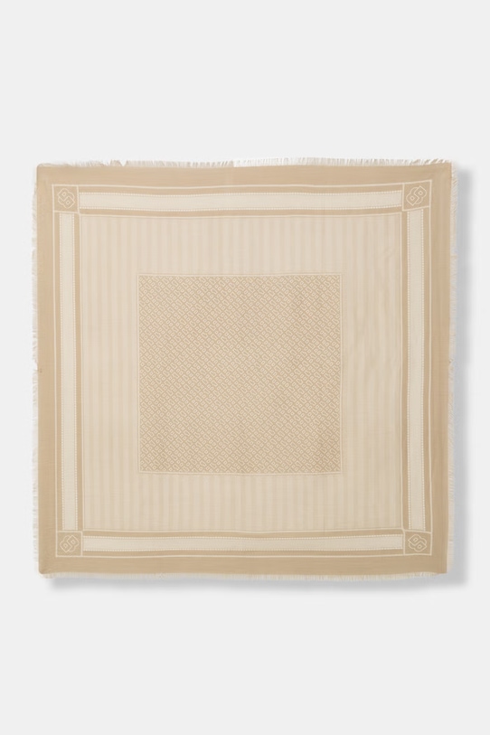 BOSS платок женский с добавлением льна Jinnah бежевый 50562041