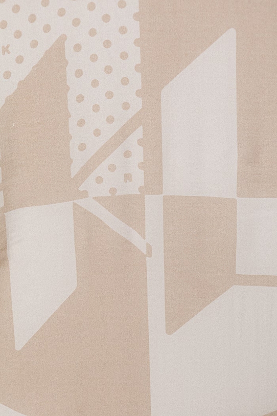 Karl Lagerfeld šátek ženský s příměsí hedvábí K/CIRCLE B2W33041 béžová SS26