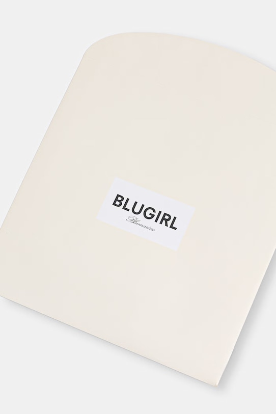 Blugirl Blumarine chusta damska z dodatkiem jedwabiu beżowy NA6015.T490A