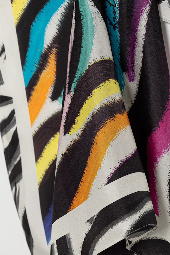 Akcesoria Kurt Geiger London apaszka damska jedwabna 5439713469 multicolor