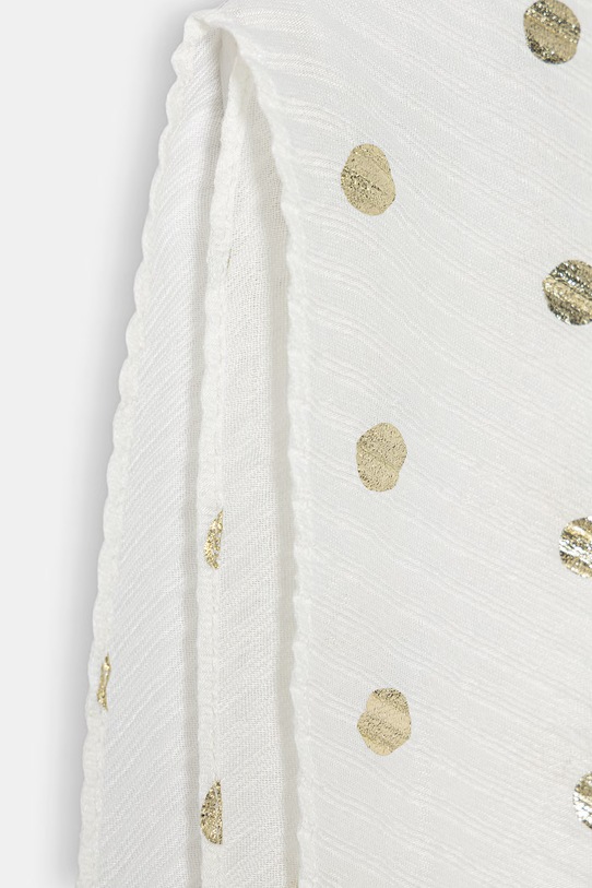 Morgan szal damski 5DOTS biały SS26