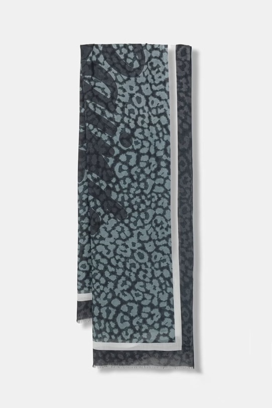 AllSaints szal damski z modalu szary 29W065XE