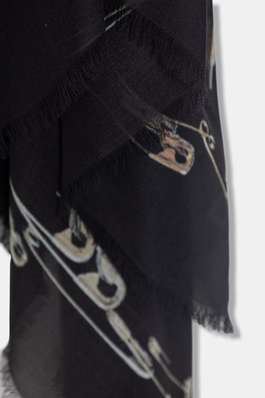 Akcesoria AllSaints chusta damska z modalu 29W068XE czarny