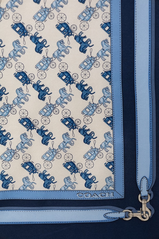 Coach apaszka damska 29CEH34 granatowy SS26
