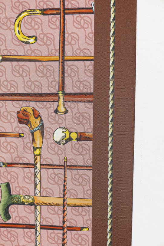 Drôle de Monsieur apaszka damska jedwabna Cannes K.BA026.SE007.OPI różowy SS26